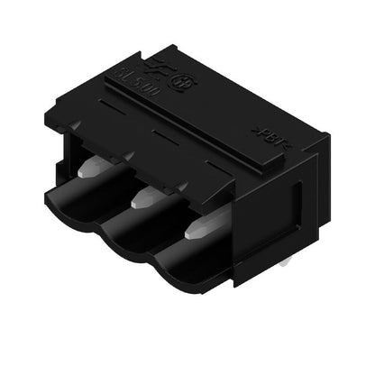 1952200000 - Black 4-Pole PCB Connector, 5.00mm Pitch, 90° Angle  (Pack of 100)
