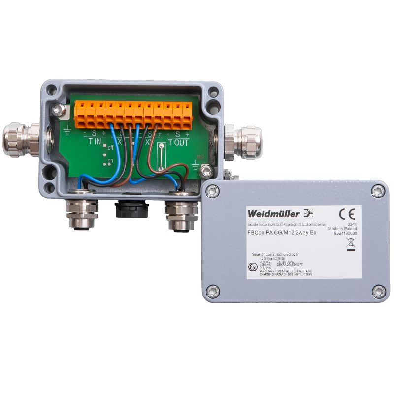 8564160000 - 8-Channel FISCO Field Distributor for Hazardous Areas