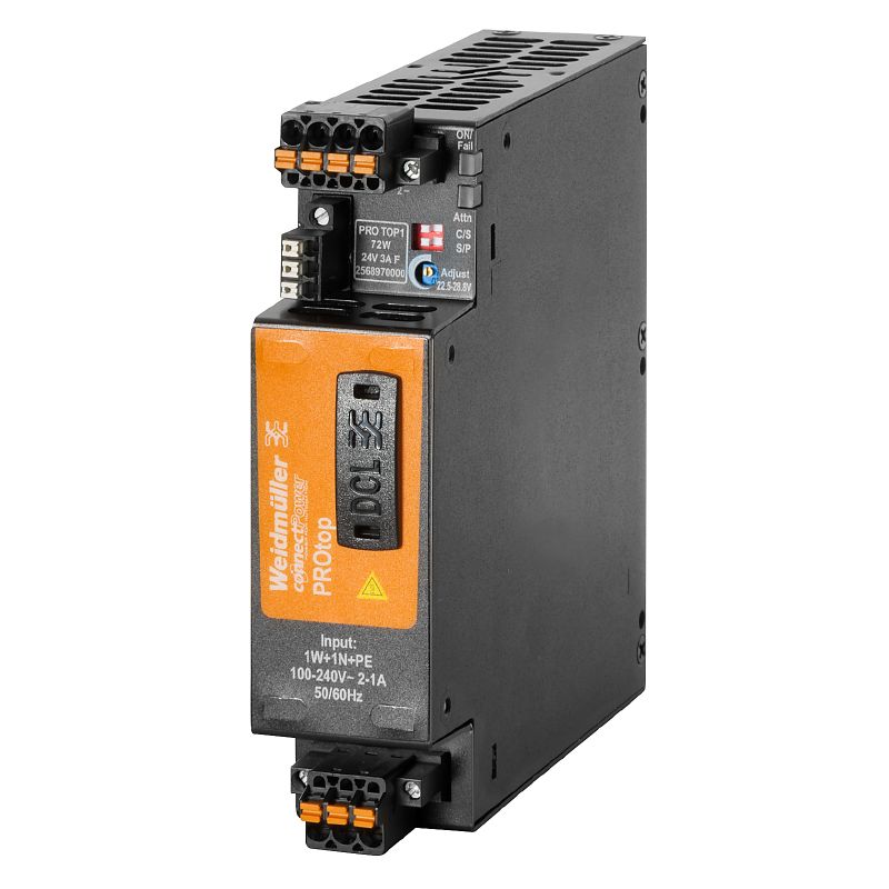 2568970000 - 72W 24V Power Supply with UL Certification & Safety Features