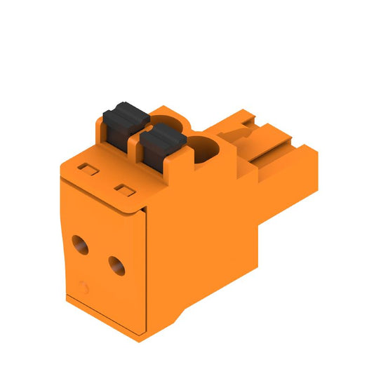 1001530000 - 90° Female PCB Connector with 5.08mm Pitch and PUSH IN Design  (Pack of 180)