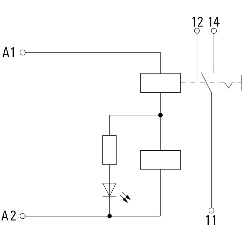 2476800000 - 230V AC Relay Module with 10A Contact & Test Button (Pack ...
