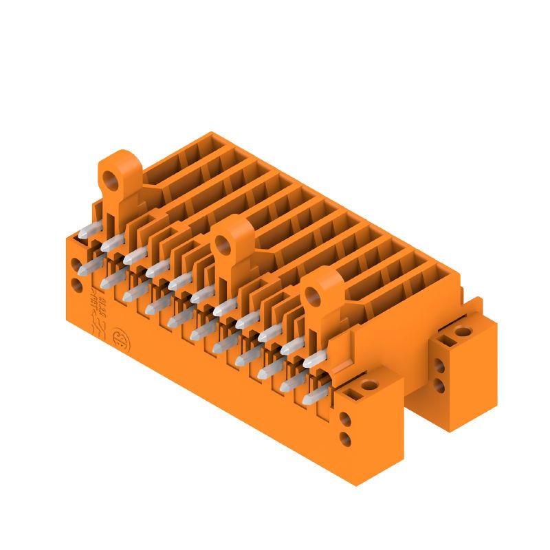 1633900000 - 3.50mm Pitch 22-Pole Orange PCB Header Connector, 90° Angle  (Pack of 10)