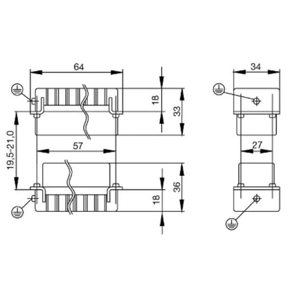 1826820000 - Reliable 18-Pole Female Connector for 500V, 16A Applications