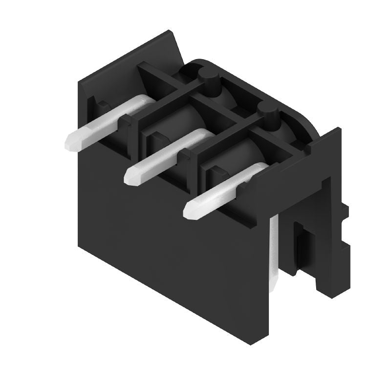 1839900000 - 5.00mm Male Header Connector, 3 Poles, 90° Angle, Black  (Pack of 100)