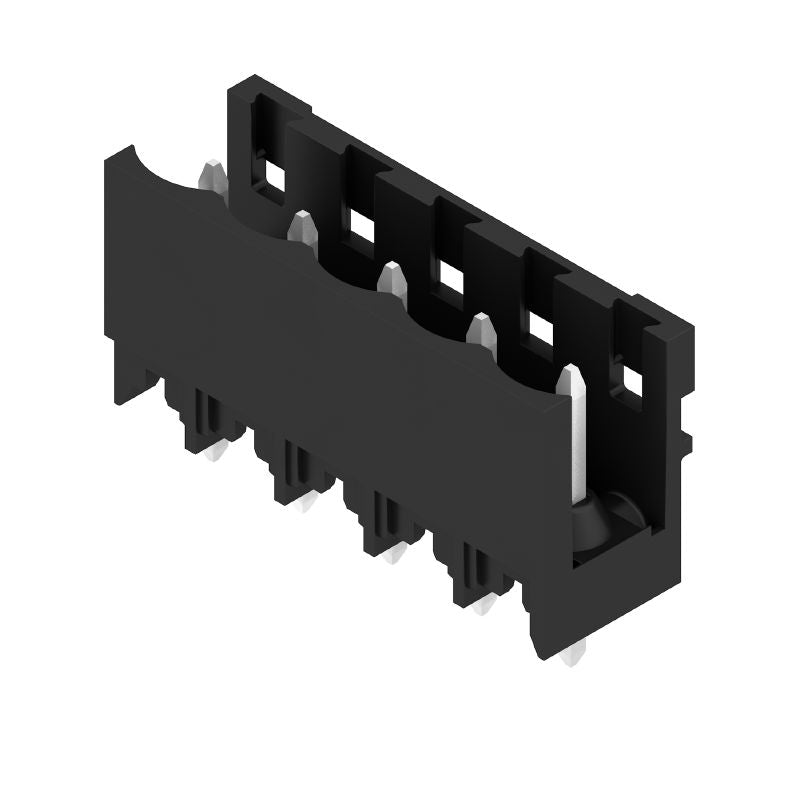 1840950000 - 5-Pole Black PCB Male Header Connector, 5.00mm Pitch  (Pack of 50)