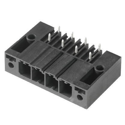 1931390000 - 7.62mm 4-Pole PCB Connector, Black THT Solder, RoHS Compliant  (Pack of 36)