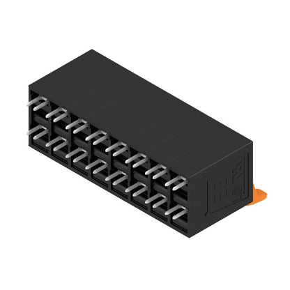 1988660000 - Black PCB Terminal, 10mm Spacing, 8 Pole Support  (Pack of 10)