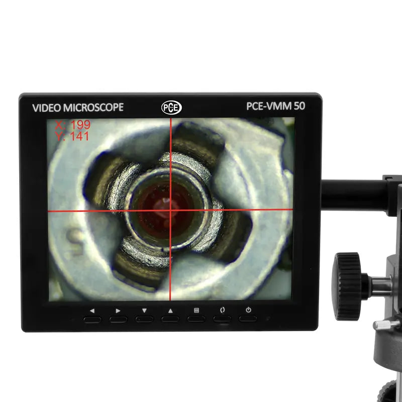 PCE-VMM 50 - 7-Inch Camera Microscope with 4.5x Zoom and LED Lighting