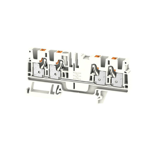 2051610000 - RoHS Certified 4mm² Feed-Through Terminal, 800V, 32A  (Pack of 50)