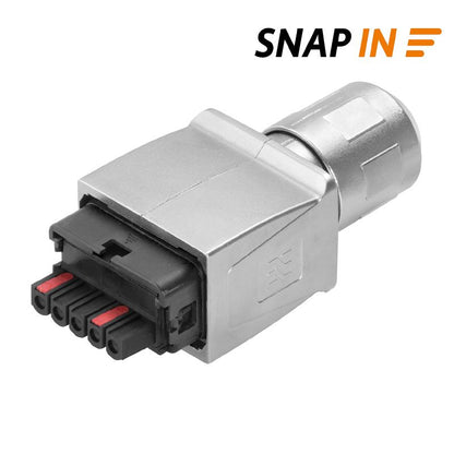 2912590000 - PROFINET Power Connector with Nickel-Plated Zinc Housing