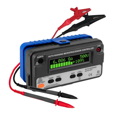 PCE-IT 120 - Compact Insulation Tester Up to 8 GΩ, OLED Display