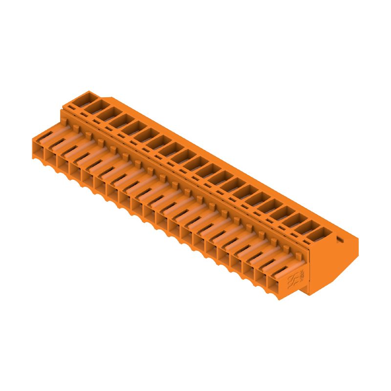 1638730000 - Female PCB Connector, 20 Poles, 3.50mm Spacing, 90° Angle  (Pack of 24)