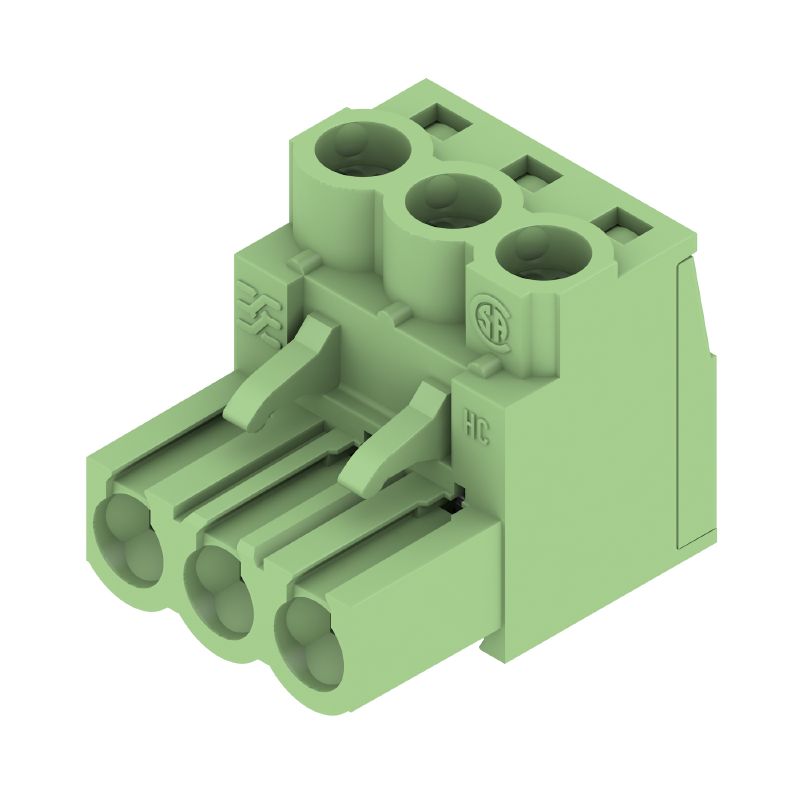 1204970000 - 5.00mm PCB Connector, 3 Poles, 180° Orientation  (Pack of 120)