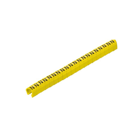 0648201661 - Yellow CableLine Marker 4-5mm, ROHS Compliant, Soft PVC  (Pack of 200)