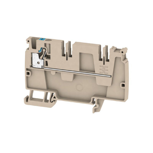 2428960000 - Dark Beige PUSH IN Modular Terminals, 4 mm², 250 V, 32 A  (Pack of 50)