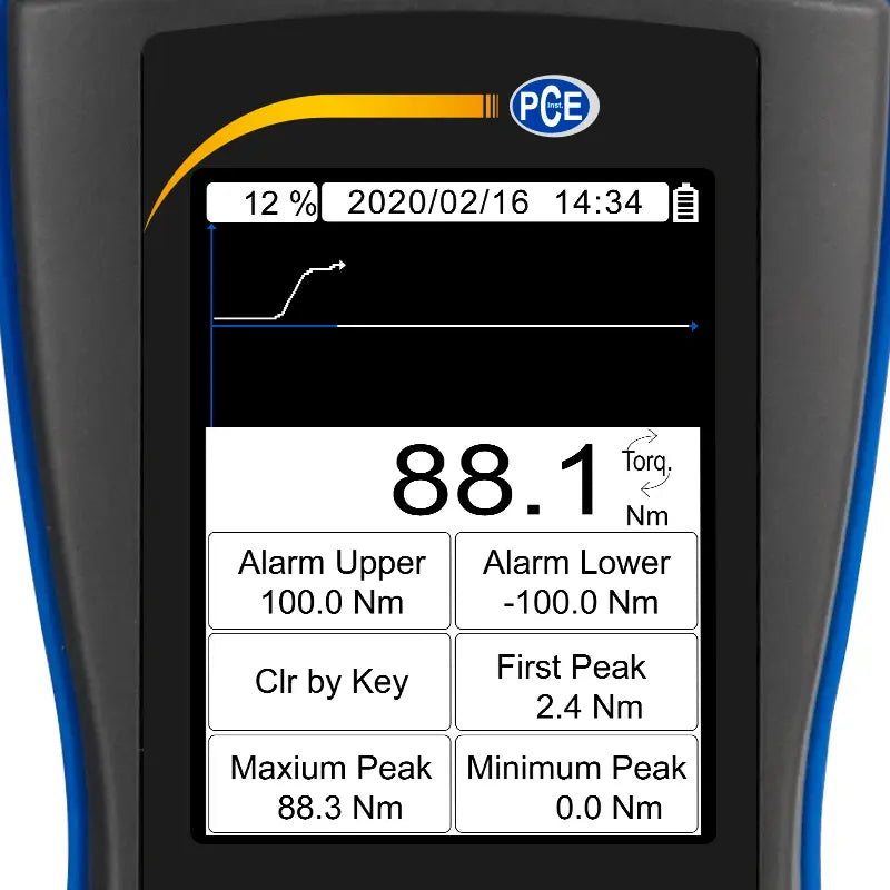 PCE-DFG N 100TW - 100 Nm Torque Meter with Graphic Display & Transducer