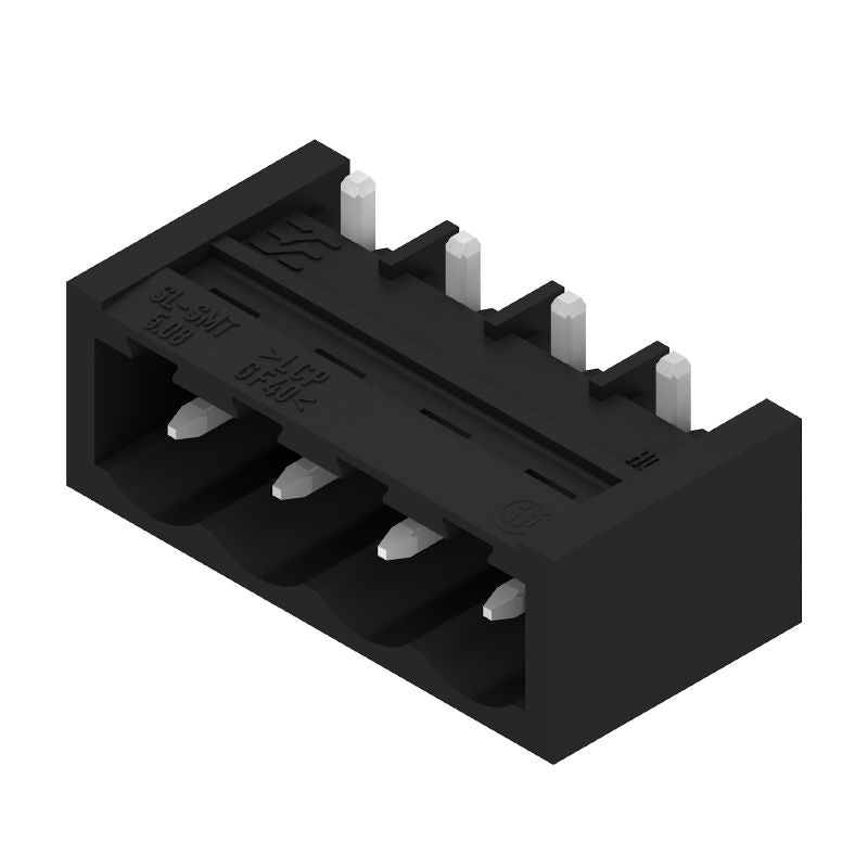 1877760000 - 5.08mm 4-Pole PCB Male Header Connector, 270° Angle  (Pack of 350)