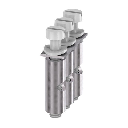 0336800000 - 18mm Grey 3-Pole Terminal Connector, 32A Capacity  (Pack of 50)