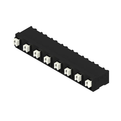 1869320000 - 7.62mm 8-Pole PCB Terminal, 90° Connection, Black  (Pack of 9)