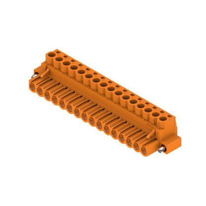 1955660000 - 5.00mm PCB Female Connector with 16 Poles, 180° Angle  (Pack of 18)