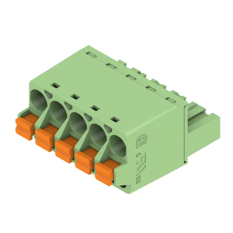 1401450000 - 5-Pole 5.08mm PCB Female Connector with Push-In Feature  (Pack of 72)