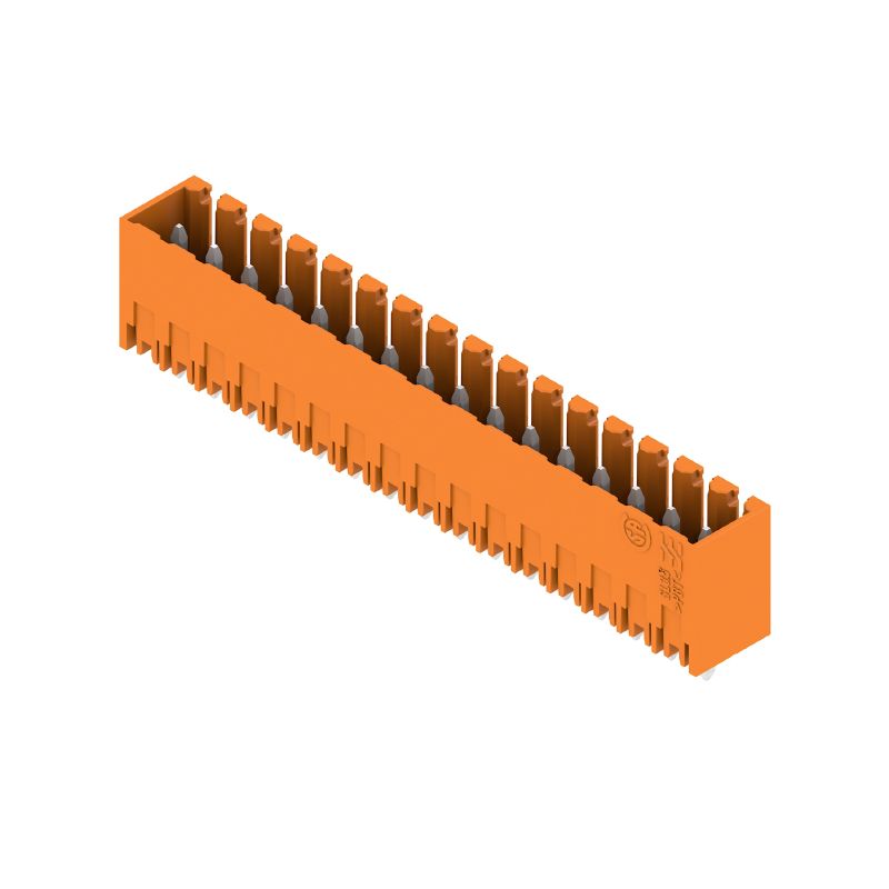 1604610000 - 16-Pole 3.5mm PCB Male Header Connector, 180° Angle  (Pack of 50)