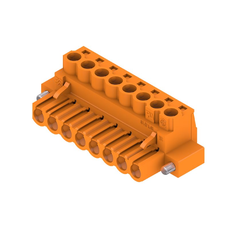 1944150000 - 5.08mm Female PCB Connector, 180° Clamping Yoke, 8 Poles  (Pack of 36)