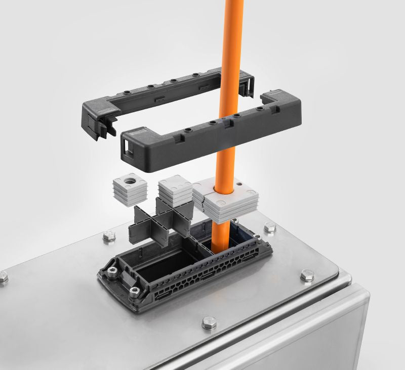 2891560000 - IP66 Polyamide Cable Entry System, 64mm H x 153mm W