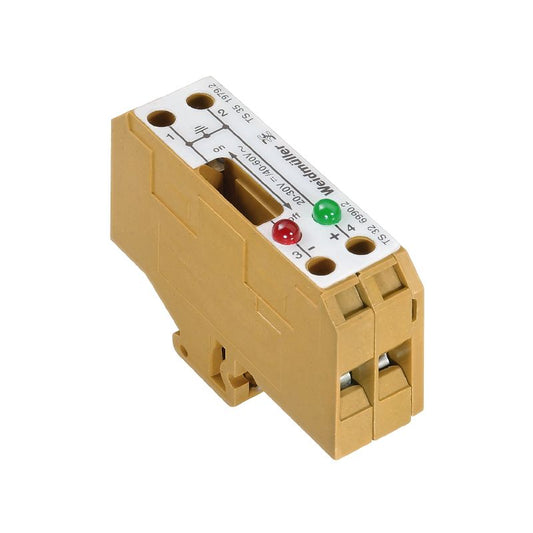 0699020000 - Yellow 60V Terminal with 27A Capacity for TS 32 Rail  (Pack of 5)