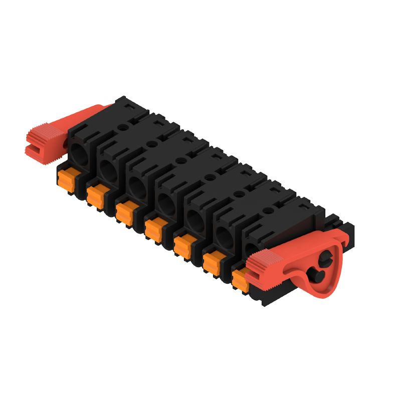 1227430000 - 7-Pole 180° PCB Connector with PUSH IN Actuator  (Pack of 24)