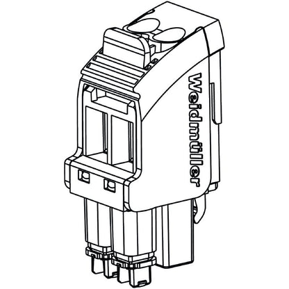 BHZ 2507960000 - 90LH PRT 2/4 in Black Finish  (Pack of 150)