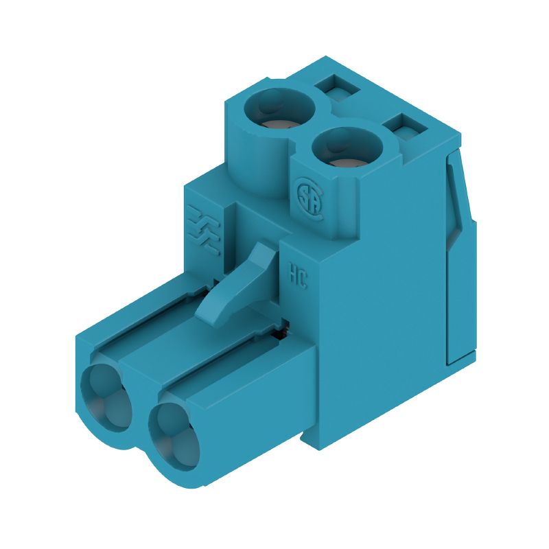 1388070000 - 5.08mm PCB Connector, 2-Pole Clamping, 180° Fit  (Pack of 180)