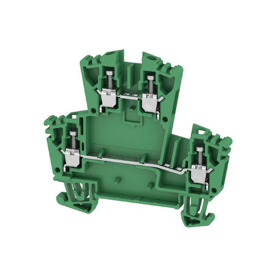 1067960000 - Green 2.5mm² Modular Terminal, 400V, 4 Connections  (Pack of 100)