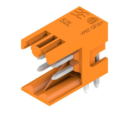 2941880000 - 4-Pole 3.5mm Male Header PCB Connector, Tinned, Orange  (Pack of 264)