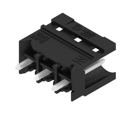 1840930000 - 5mm Black PCB Male Header Connector with 3 Poles  (Pack of 100)