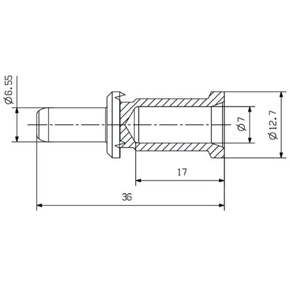 1435770000 - Copper Alloy Pin Connector, 25mm², 500 Plug Cycles  (Pack of 10)