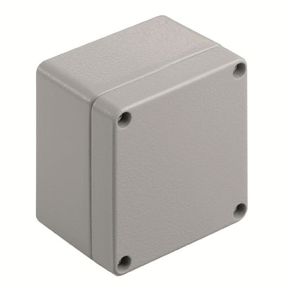 1329640000 - Durable 80mm Aluminium Enclosure in Silver Grey Finish