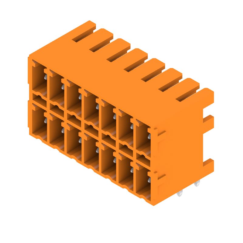 1040460000 - 3.81mm 14-Pole PCB Male Header Connector with Elbow  (Pack of 50)