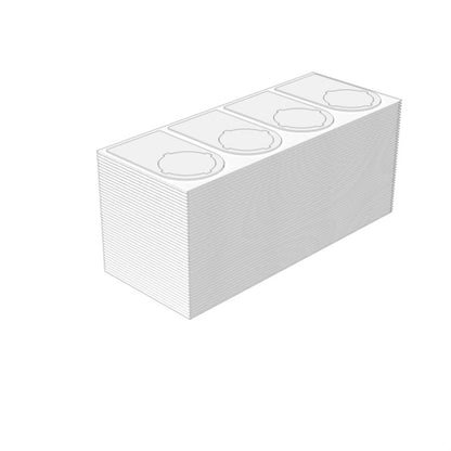 2621150000 - 500 Self-Adhesive White Markers, 47.75 x 27 mm  (Pack of 500)