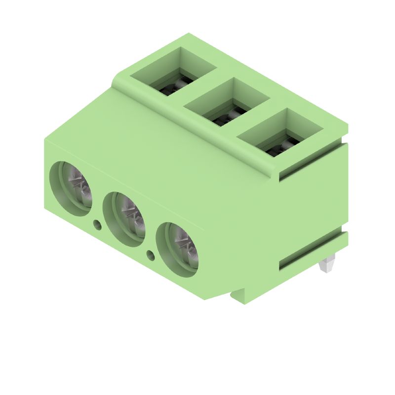 1716170000 - 5.08mm 3-Pole PCB Terminal with 180° Connection  (Pack of 500)