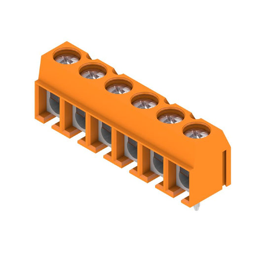 1234580000 - 5.08mm Terminal Board with 90° Configuration, 6 Poles  (Pack of 100)