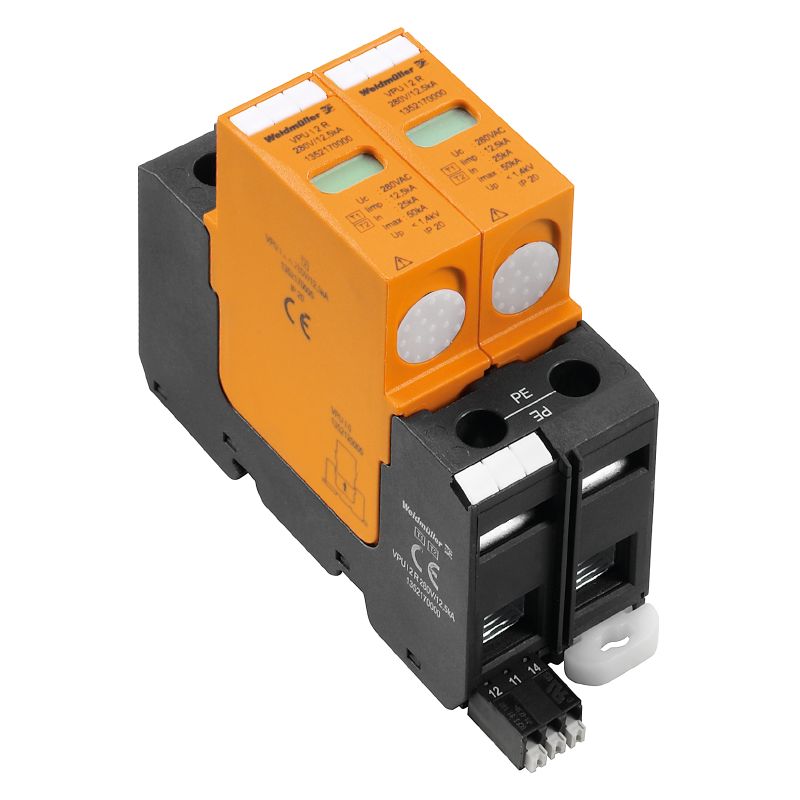 1352170000 - VPU I 2 R Surge Protector, 280V, 12.5KA Capacity