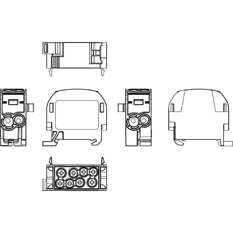 1561680000 - 35mm² Light Gray Terminal Block for 202A Connections  (Pack of 5)