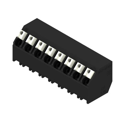 1888770000 - 5.08mm Black PCB Terminal with 8 Poles at 135° Angle  (Pack of 190)