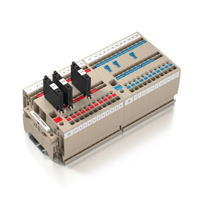 2428940000 - Push-In Supply Terminal, 10mm², 250V, 57A, Dark Beige  (Pack of 20)