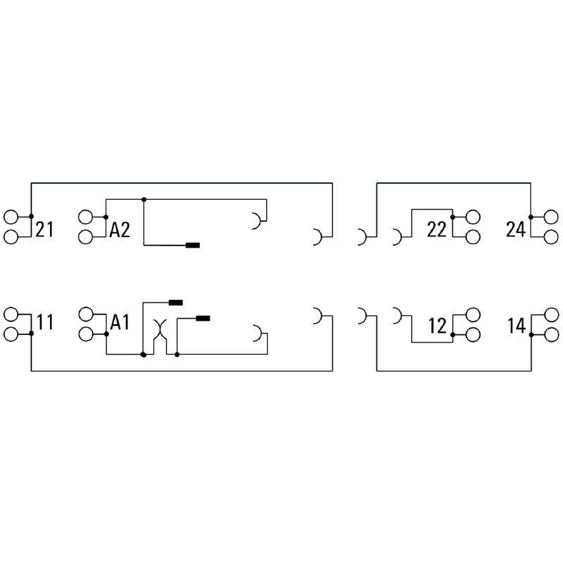 7760056225 - 10A D-Series Relay Socket for TS 35 Rail  (Pack of 10)