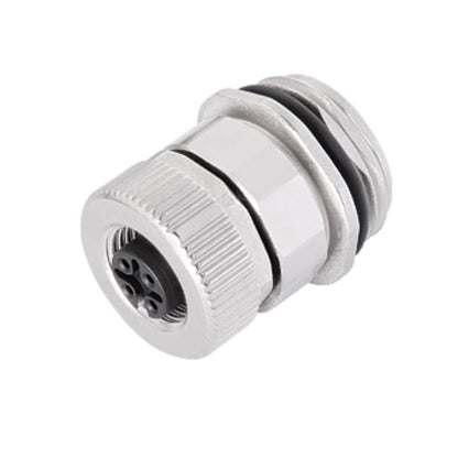 1383080000 - 8-Pole M12 Panel Feed-Through Connector, RoHS Compliant