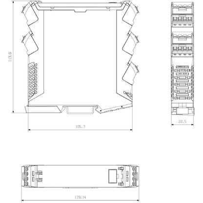 7940045760 - Dual-Channel Signal Capture Device with Alarm Outputs