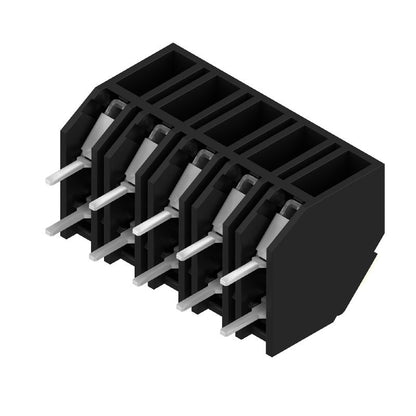 1885050000 - 5 Pole 135° Black Terminal Block for PCB, 3.5mm Solder Pins  (Pack of 22)