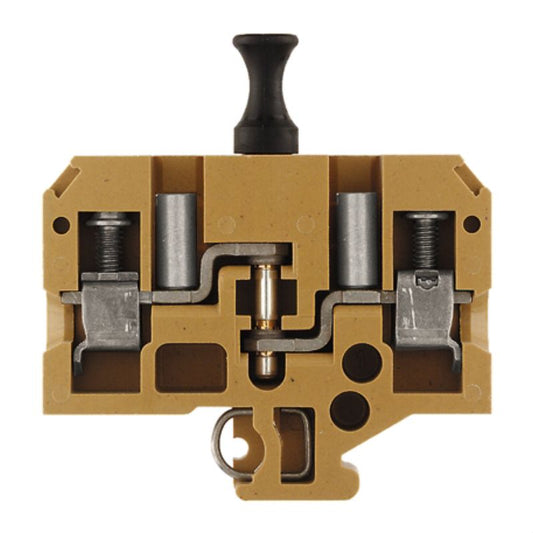 0324120000 - Medium Yellow 10mm² Terminal with 26A Screw Connections  (Pack of 50)